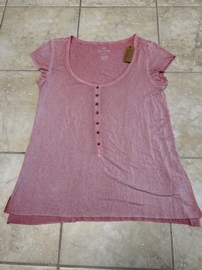 American Eagle Pink soft & sexy Women’s Top Size M NWT